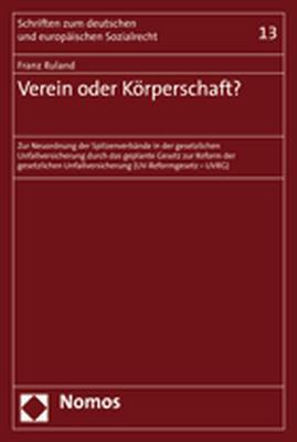 Cover-Bild Verein oder Körperschaft?