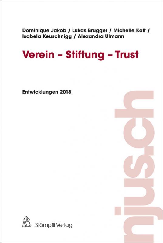 Cover-Bild Verein - Stiftung - Trust