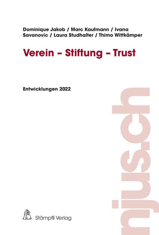 Cover-Bild Verein - Stiftung - Trust