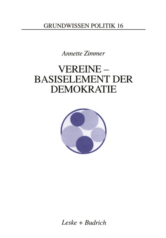 Cover-Bild Vereine - Basiselement der Demokratie