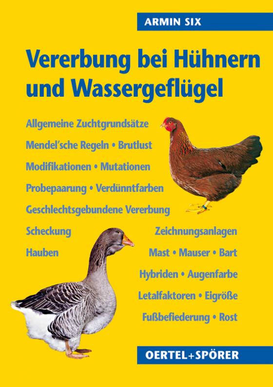 Cover-Bild Vererbung bei Hühnern und Wassergeflügel
