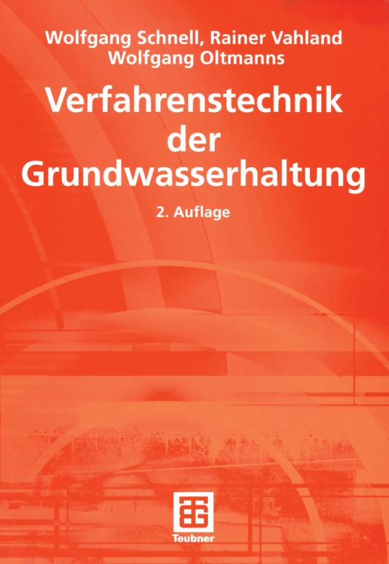 Cover-Bild Verfahrenstechnik der Grundwasserhaltung