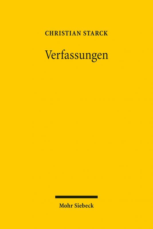 Cover-Bild Verfassungen