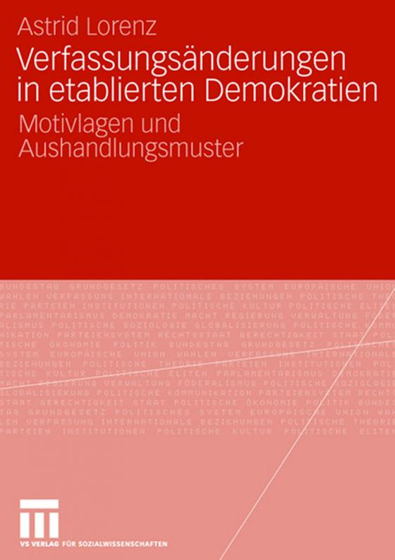 Cover-Bild Verfassungsänderungen in etablierten Demokratien