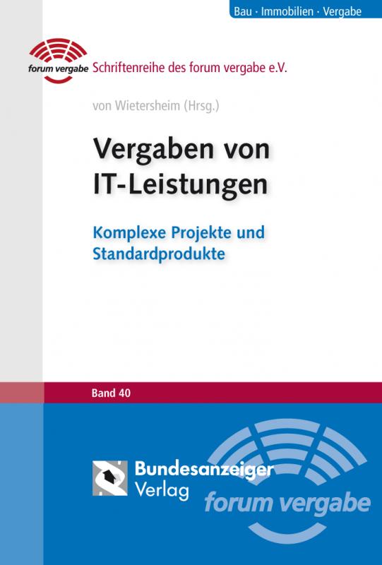Cover-Bild Vergaben von IT-Leistungen (E-Book)