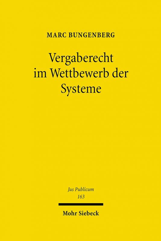 Cover-Bild Vergaberecht im Wettbewerb der Systeme