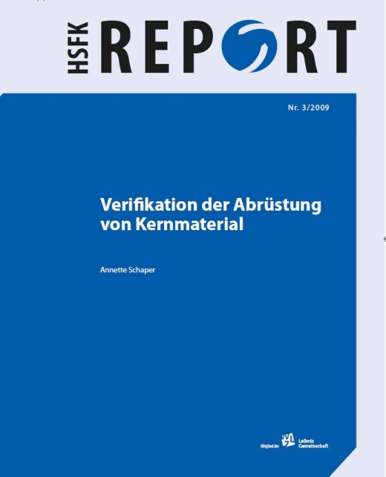 Cover-Bild Verifikation der Abrüstung von Kernmaterial