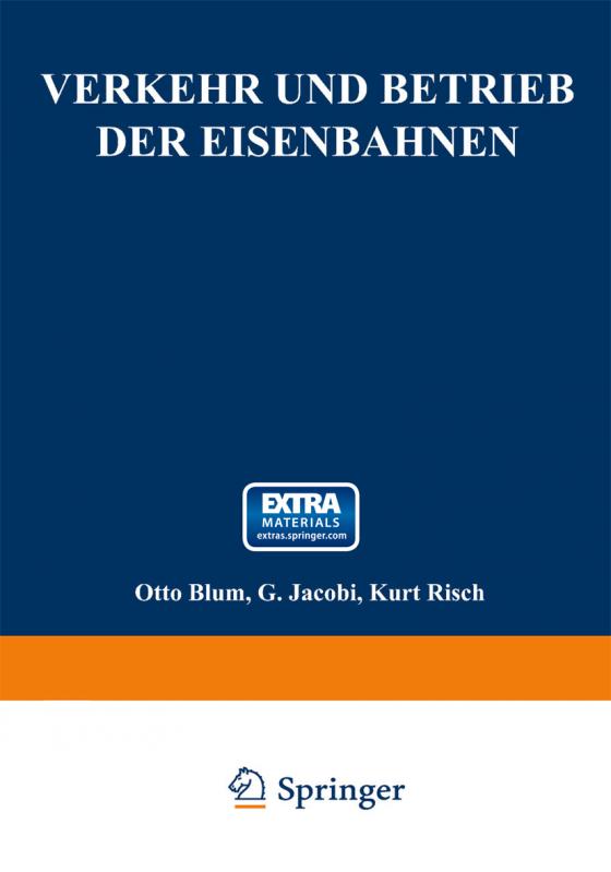 Cover-Bild Verkehr und Betrieb der Eisenbahnen