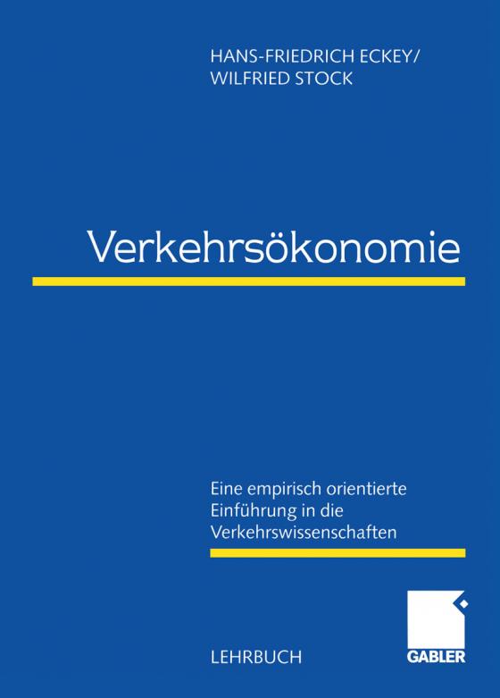 Cover-Bild Verkehrsökonomie