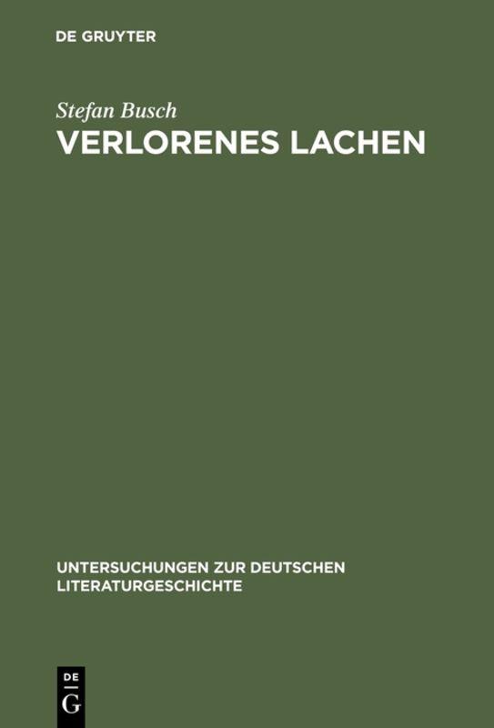 Cover-Bild Verlorenes Lachen