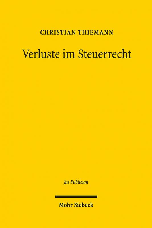 Cover-Bild Verluste im Steuerrecht