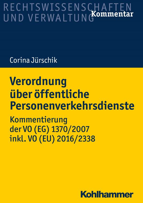 Cover-Bild Verordnung über öffentliche Personenverkehrsdienste