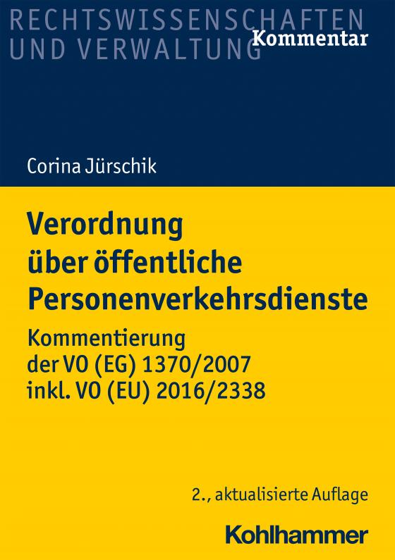 Cover-Bild Verordnung über öffentliche Personenverkehrsdienste