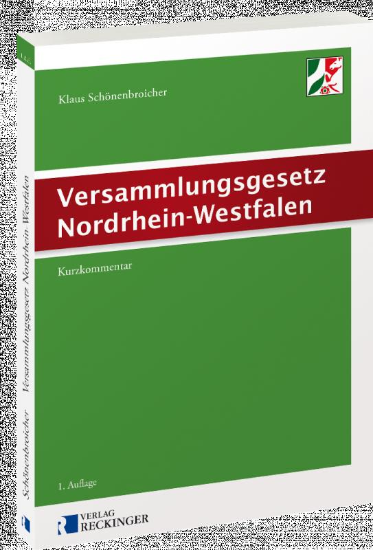 Cover-Bild Versammlungsgesetz Nordrhein-Westfalen