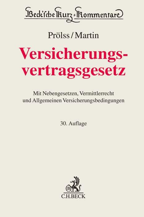 Cover-Bild Versicherungsvertragsgesetz