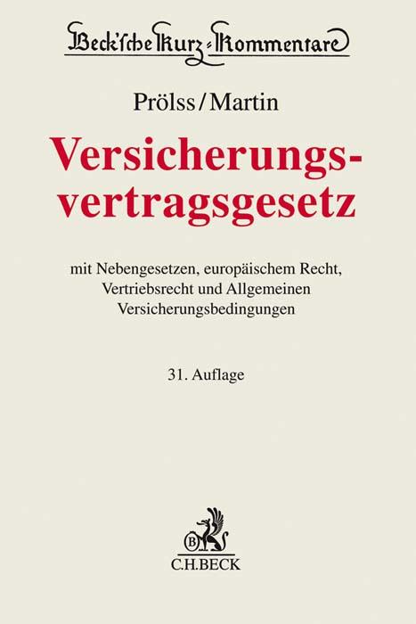 Cover-Bild Versicherungsvertragsgesetz