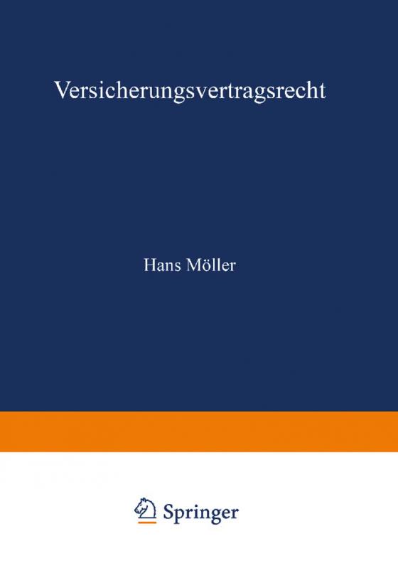 Cover-Bild Versicherungsvertragsrecht