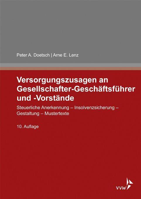 Cover-Bild Versorgungszusagen an Gesellschafter-Geschäftsführer und -Vorstände