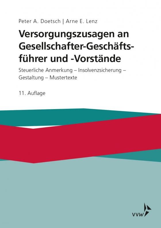 Cover-Bild Versorgungszusagen an Gesellschafter-Geschäftsführer und -Vorstände