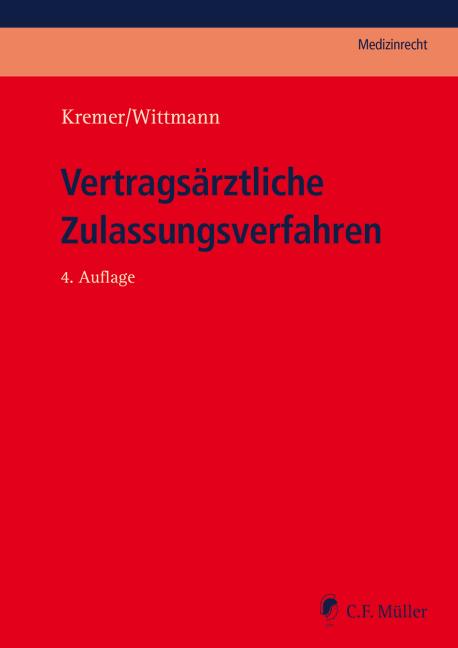 Cover-Bild Vertragsärztliche Zulassungsverfahren