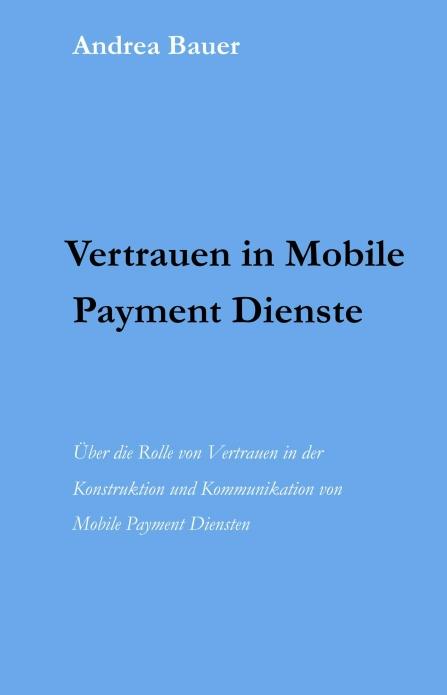 Cover-Bild Vertrauen in Mobile Payment Dienste