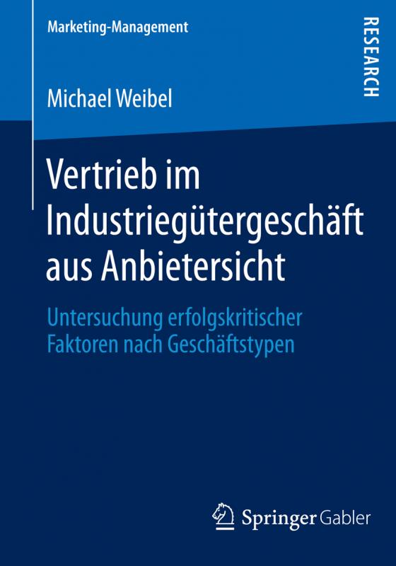 Cover-Bild Vertrieb im Industriegütergeschäft aus Anbietersicht