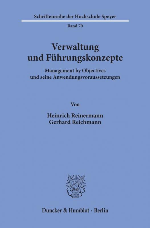 Cover-Bild Verwaltung und Führungskonzepte.