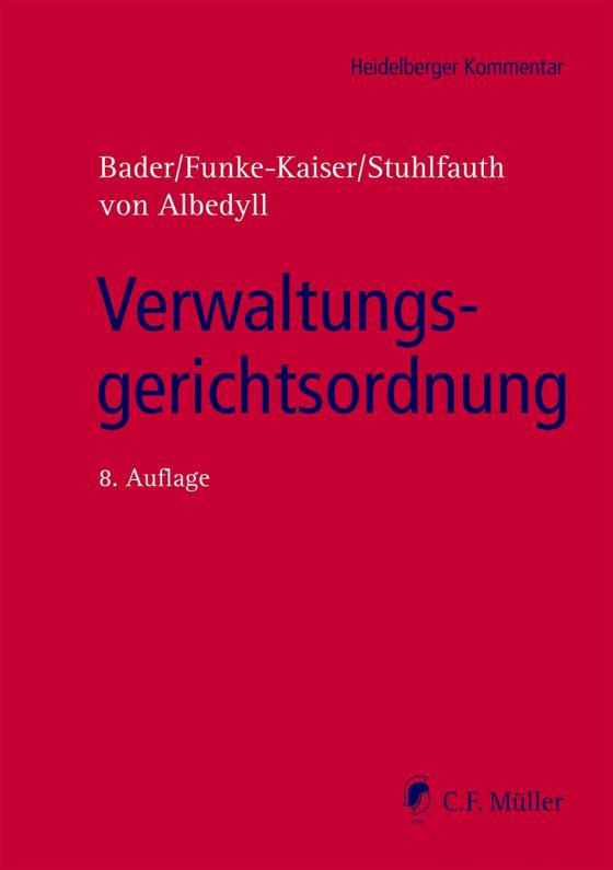 Cover-Bild Verwaltungsgerichtsordnung, eBook