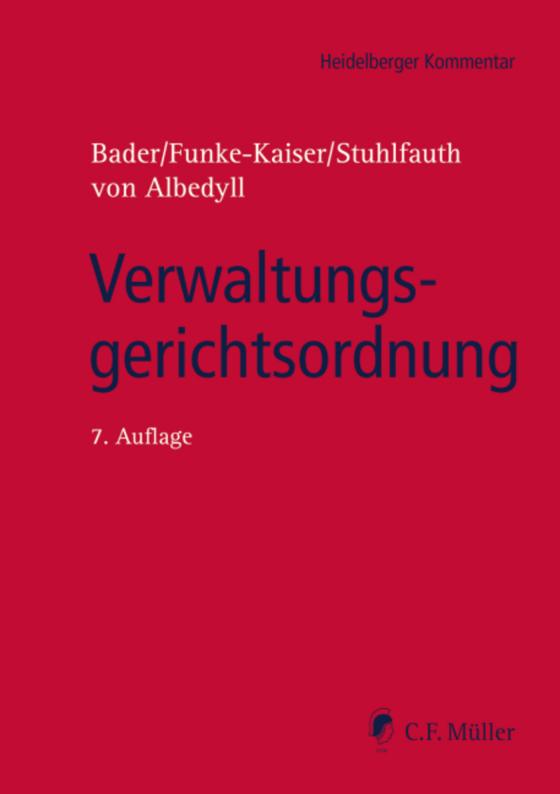 Cover-Bild Verwaltungsgerichtsordnung