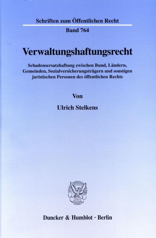 Cover-Bild Verwaltungshaftungsrecht.