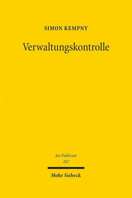 Cover-Bild Verwaltungskontrolle