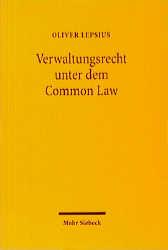 Cover-Bild Verwaltungsrecht unter dem Common Law