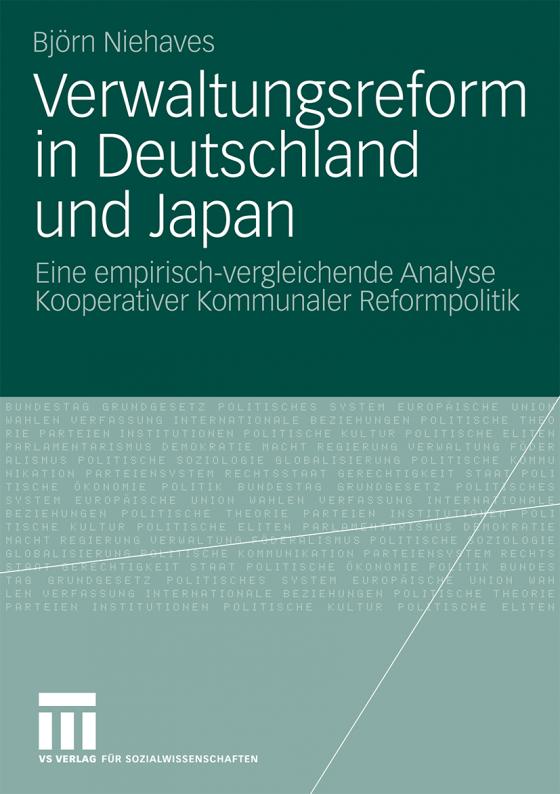 Cover-Bild Verwaltungsreform in Deutschland und Japan