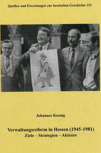 Cover-Bild Verwaltungsreform in Hessen (1945-1981)