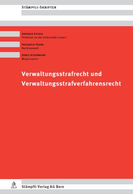 Cover-Bild Verwaltungsstrafrecht und Verwaltungsstrafverfahrensrecht