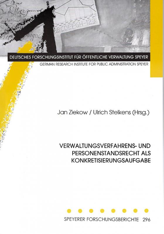 Cover-Bild Verwaltungsverfahrens- und Personenstandsrecht als Konkretisierungsaufgabe