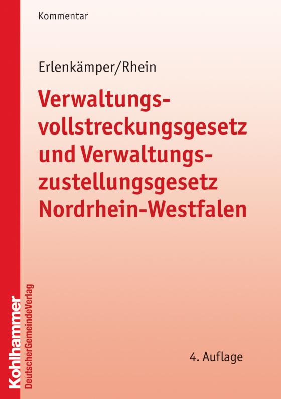 Cover-Bild Verwaltungsvollstreckungsgesetz und Verwaltungszustellungsgesetz Nordrhein-Westfalen