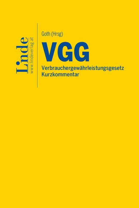 Cover-Bild VGG | Verbrauchergewährleistungsgesetz