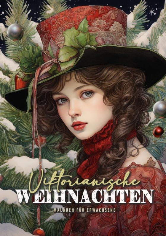 Cover-Bild Viktorianische Weihnachten Malbuch für Erwachsene