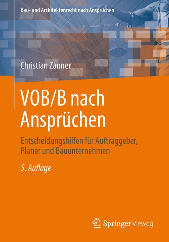 Cover-Bild VOB/B nach Ansprüchen