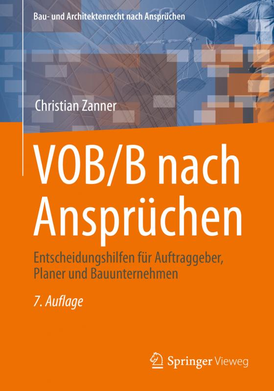 Cover-Bild VOB/B nach Ansprüchen