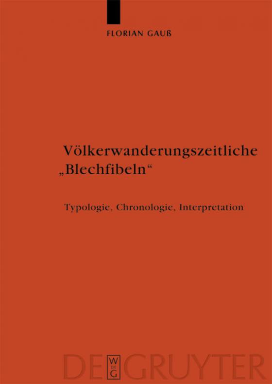 Cover-Bild Völkerwanderungszeitliche "Blechfibeln"