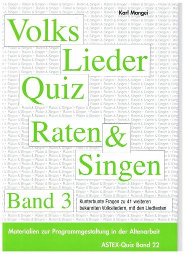 Cover-Bild Volksliederquiz - Raten und Singen – Band 3