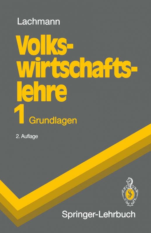 Cover-Bild Volkswirtschaftslehre 1