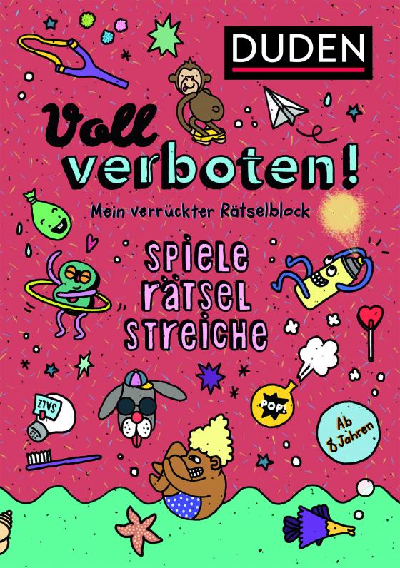 Cover-Bild Voll verboten! Mein verrückter Rätselblock 2 – Ab 8 Jahren