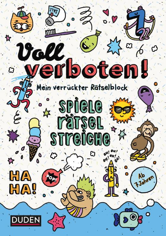 Cover-Bild Voll verboten! Mein verrückter Rätselblock - Ab 7 Jahren