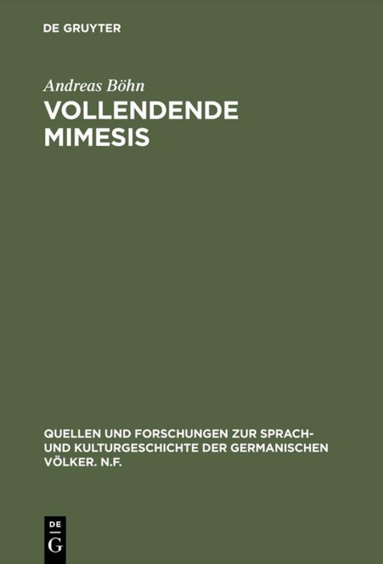 Cover-Bild Vollendende Mimesis