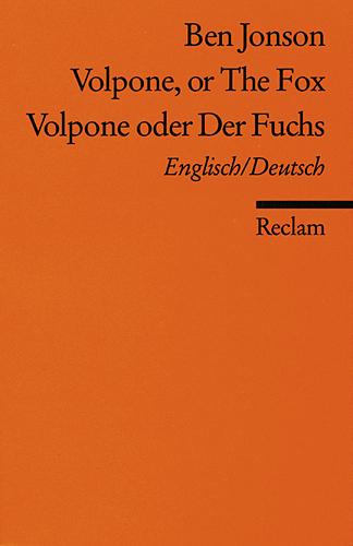 Cover-Bild Volpone or The Fox /Volpone oder Der Fuchs