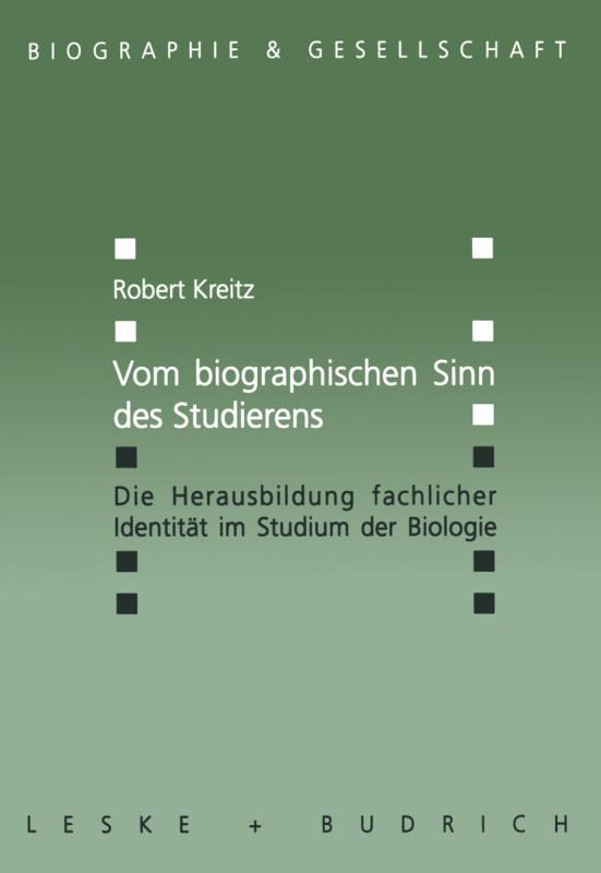 Cover-Bild Vom biographischen Sinn des Studierens