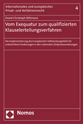 Cover-Bild Vom Exequatur zum qualifizierten Klauselerteilungsverfahren